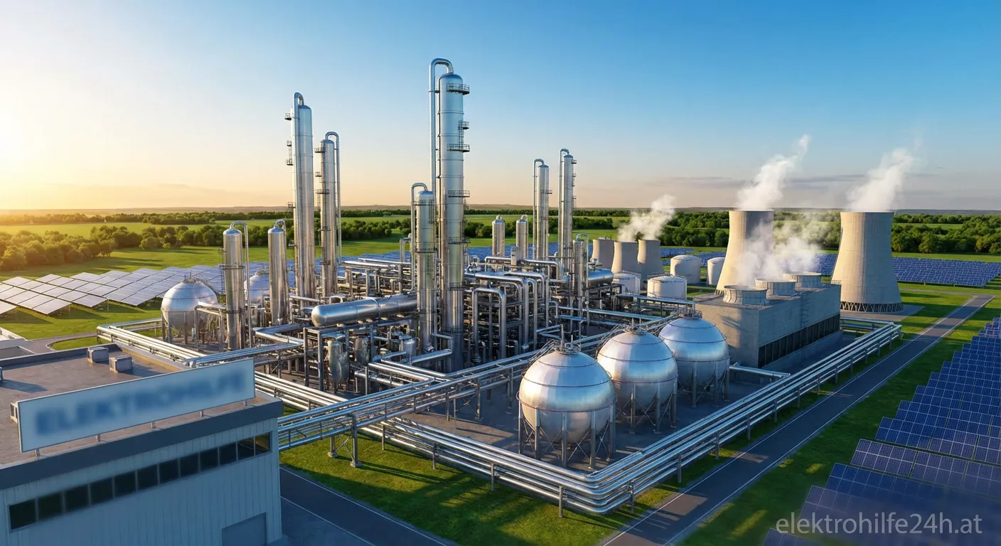 Industrieller Ammoniak-Cracker Anlage zur Wasserstoffproduktion