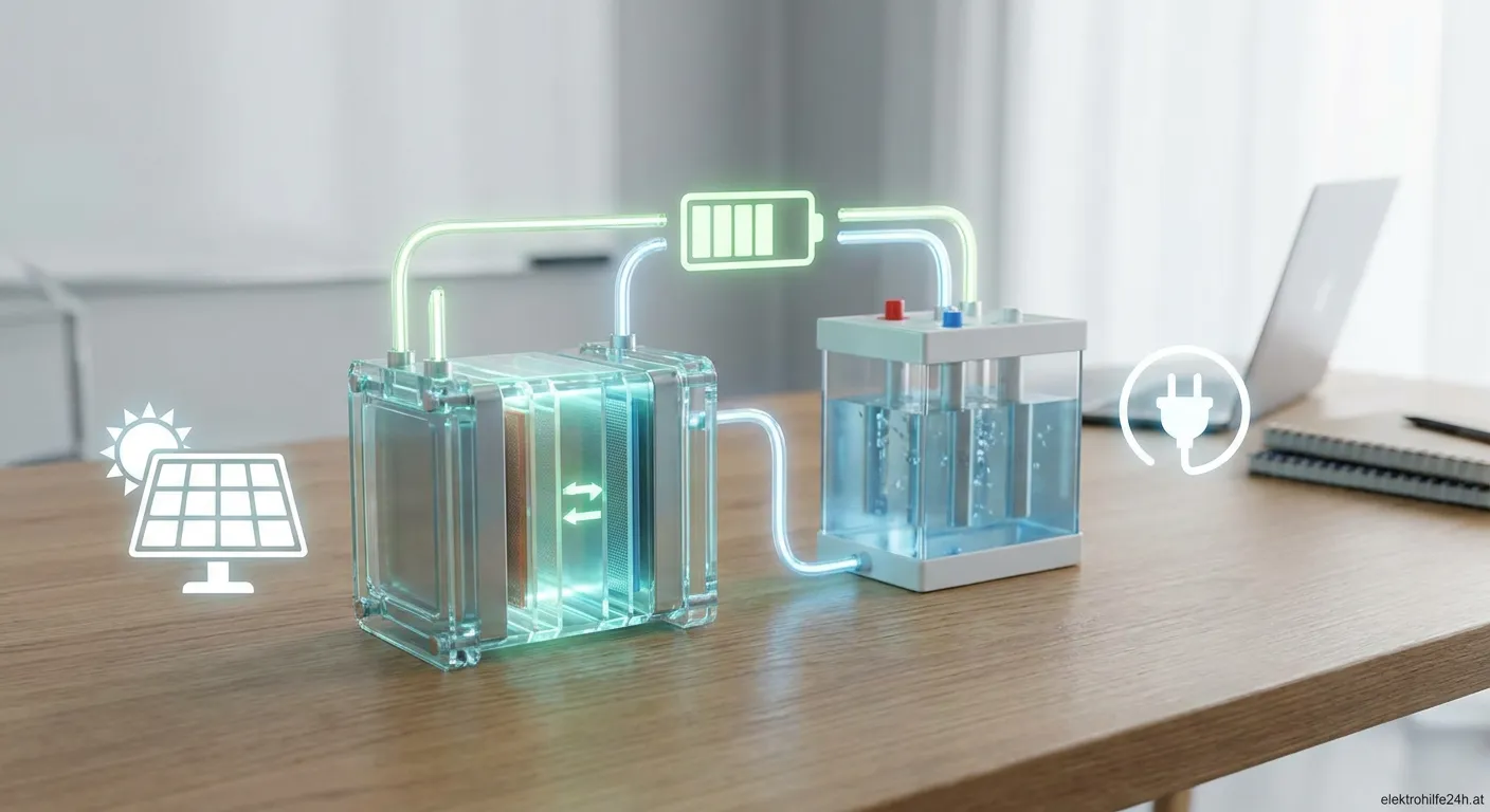 Moderne reversible Brennstoffzelle für Wasserstoffspeicherung